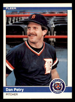 1984 Fleer Base Set #89 Dan Petry