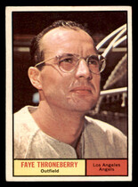 1961 Topps Base Set #282 Faye Throneberry