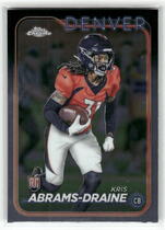 2024 Topps Chrome #256 Kris Abrams-Draine