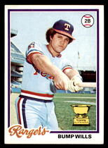 1978 Topps Base Set #23 Bump Wills