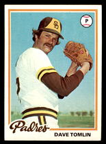 1978 Topps Base Set #86 Dave Tomlin