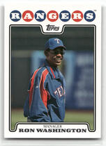 2008 Topps Base Set Series 1 #22 Ron Washington