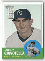 2012 Topps Heritage #256 Johnny Giavotella