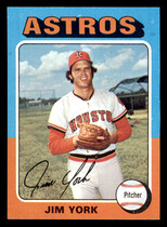 1975 Topps Base Set #383 Jim York