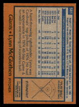 1978 Topps Base Set #582 Fran Healy