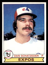 1979 Topps Base Set #124 Dan Schatzeder