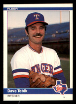 1984 Fleer Base Set #433 Dave Tobik