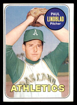 1969 Topps Base Set #449 Paul Lindblad