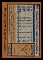 1978 Topps Base Set #449 Tim Blackwell