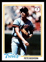 1978 Topps Base Set #81 Pete Redfern