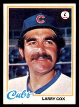 1978 Topps Base Set #541 Larry Cox