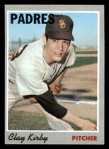1970 Topps Base Set #79 Clay Kirby