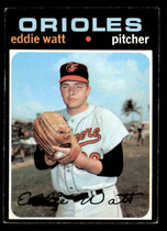 1971 Topps Base Set #122 Eddie Watt