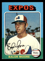 1975 Topps Base Set #592 Balor Moore