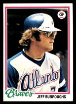 1978 Topps Base Set #130 Jeff Burroughs