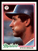 1978 Topps Base Set #422 Steve Braun