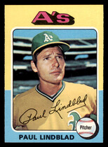 1975 Topps Base Set #278 Paul Lindblad