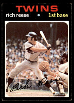 1971 Topps Base Set #349 Rich Reese