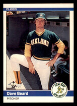 1984 Fleer Base Set #438 Dave Beard