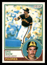 1983 O-Pee-Chee OPC Base Set #68 Eric Show