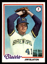 1978 Topps Base Set #474 Jim Slaton