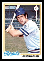 1978 Topps Base Set #343 John Wathan