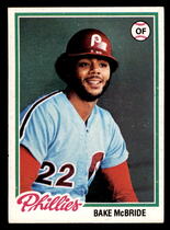 1978 Topps Base Set #340 Bake McBride