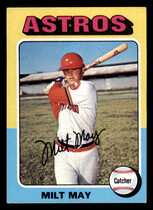 1975 Topps Base Set #279 Milt May