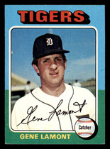 1975 Topps Base Set #593 Gene Lamont
