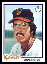 1978 Topps Base Set #312 Greg Minton