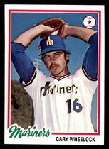 1978 Topps Base Set #596 Gary Wheelock