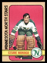 1972 Topps Base Set #104 Cesare Maniago