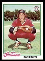 1978 Topps Base Set #198 Ron Pruitt