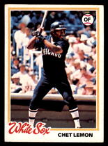 1978 Topps Base Set #127 Chet Lemon