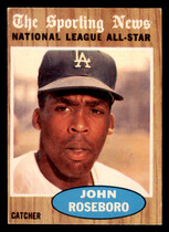 1962 Topps Base Set #397 John Roseboro