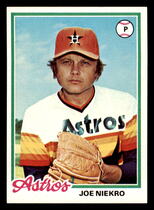 1978 Topps Base Set #306 Joe Niekro