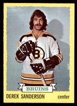 1973 Topps Base Set #182 Derek Sanderson