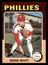 1975 Topps Base Set #374 Eddie Watt
