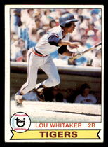1979 Topps Base Set #123 Lou Whitaker
