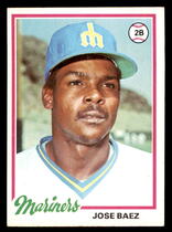 1978 Topps Base Set #311 Jose Baez