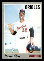 1970 Topps Base Set #81 Dave May