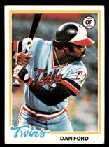1978 Topps Base Set #275 Dan Ford