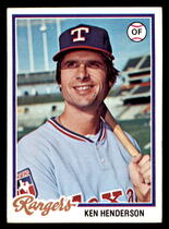 1978 Topps Base Set #612 Ken Henderson