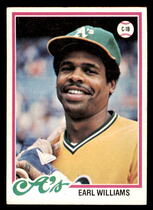 1978 Topps Base Set #604 Earl Williams
