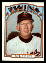 1972 Topps Base Set #389 Bill Rigney