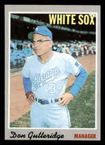 1970 Topps Base Set #123 Don Gutteridge