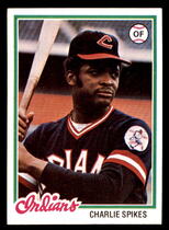 1978 Topps Base Set #459 Charlie Spikes