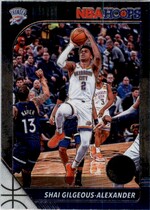 2019 Panini NBA Hoops Premium Stock #80 Shai Gilgeous-Alexander