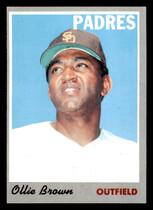 1970 Topps Base Set #130 Ollie Brown