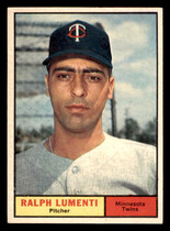 1961 Topps Base Set #469 Ralph Lumenti